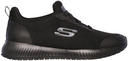 Skechers Work Squad Slipresistant Sneaker Dames Zwart