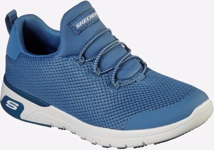 Skechers Workwear Marsing Waiola SR Mesh Dames Blauwe Sneakers - maat EU 36 / UK 3