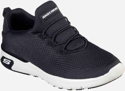 Skechers Workwear Marsing Waiola SR Mesh Dames Zwart/Witte Sneakers - maat EU 38 / UK 5
