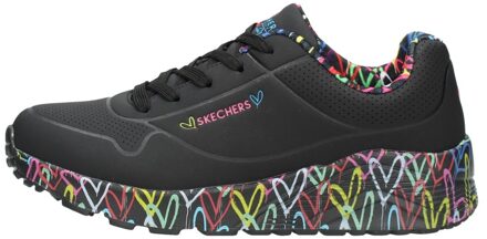 Skechers X Jgoldcrown: Uno Lite Zwart - 35