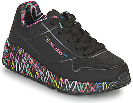 Skechers X Jgoldcrown: Uno Lite Zwart - 39