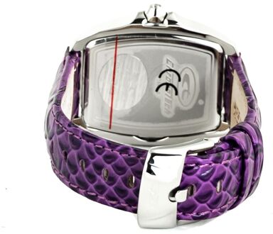 Skelet Paars Glitter Horloge