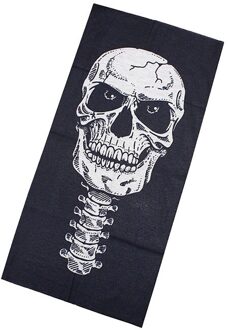 Skelet Skull Bandana Ski Skull Halloween Hals Half Gezichtsmasker Fietsen Ghost Sjaal Nek Bandana Ski Sport Wandelen Sjaals Z0911
