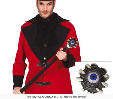 Skeletten Koning Scepter Met Oog (85cm) Multikleur - Print