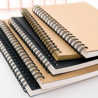 Sketchbook Diary For Drawing Painting Graffiti Soft Cover Black Paper Sketchbook Notepad Notebook Office School Supplies 1PC