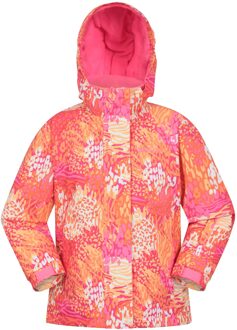 Ski jas voor kinderen/kleuters Sneeuwklokje aquarel (Helder oranje) - 2-3J / 92-98cm