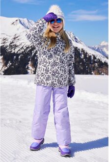 Ski jassenset met opdruk voor kinderen (Lila)