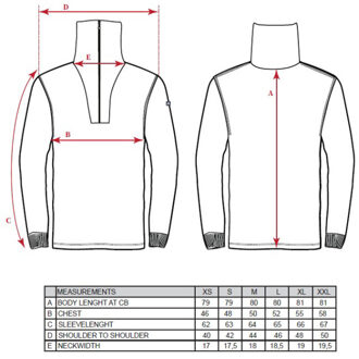 Ski pully Blauw - XL