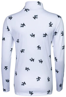 Ski pully dames - maat L Wit