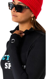 Ski pully dames Zwart - XL