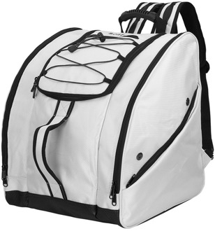 Ski Tas Grote Capaciteit Nylon Waterdichte Kan Worden Geladen Met Ski Laarzen, Helmen, goggles Kleding En Andere Vier Kleuren Voor Volwassenen wit