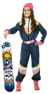 Ski Verkleedpak Meisje Barbara Blauw