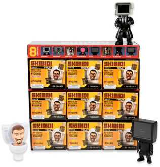 Skibidi Toilet Figures 11 cm Series 1 Display (9)