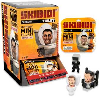Skibidi Toilet Minifigures 6 cm Series 1 Display (24)