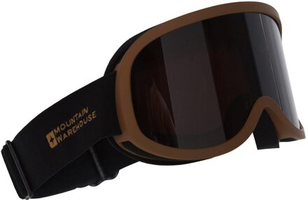 Skibril voor volwassenen (Bruin) - One Size