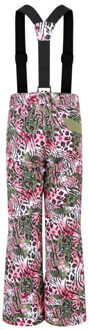 Skibroek met luipaardprint voor kinderen/kinders Groen - 164
