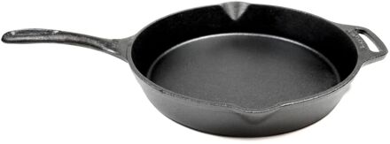 Skillet koekenpan met steel 25 cm Zwart