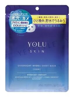 Skin Overnight Hydra Sheet Mask Clear 7 pcs