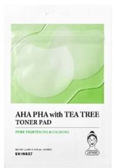 SKIN627 AHA PHA With Tea Tree Toner Pad 10 pads