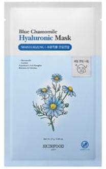 SKINFOOD Blue Chamomile Hyaluronic Mask 25g x 1 sheet
