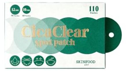 SKINFOOD Cica Clear Spot Patch 2025 Version - 110 patches