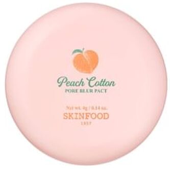 SKINFOOD Peach Cotton Pore Blur Pact 2025 Version - 4g