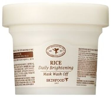 SKINFOOD Rice Daily Brightening Mask Wash Off 210g 210g