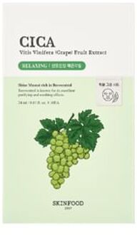 SKINFOOD Shine Muscat Cica Mask Set 24ml x10 sheets