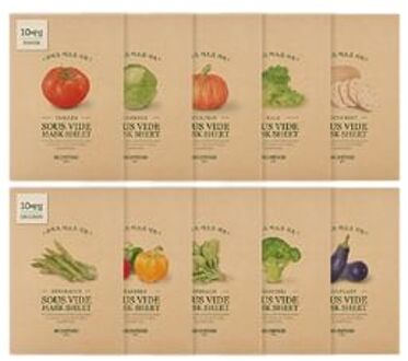 SKINFOOD Sous Vide Mask Set - 10 Types Kale