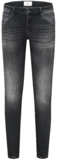 Skinny Fit Jeans - The Jone Pure Path , Gray , Heren - W32,W33,W36,W27,W29,W34,W30,W31