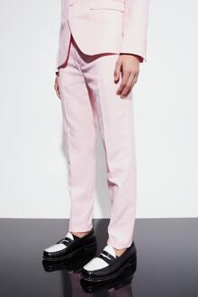 Skinny Fit Pantalons Met Textuur, Light Pink - 34R