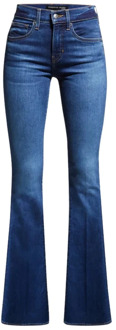 Skinny Flare Jeans in Bright Blue Veronica Beard , Blue , Dames - W29,W30