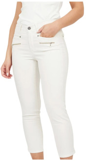 Skinny Jeans 2-Biz , White , Dames - 2Xl,Xl,L,M,S,3Xl
