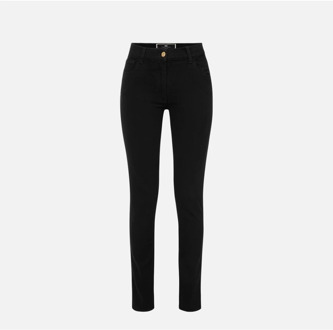 Skinny Jeans van Stretchkatoen Elisabetta Franchi , Black , Dames - W30,W28,W26,W29,W27