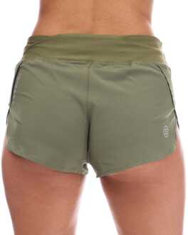 Skins Dames Skins Series-3 Hardloopshort in Khaki Kaki - M
