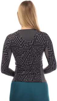 Skins Dames Skins Series-3 Lange Mouw Top in Charcoal Houtskool