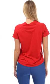 Skins Dames-T-shirt met korte mouwen Skins Series-3 in Rood - L