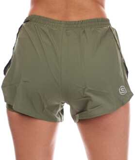 Skins Damesbroek Skins Series-3 Superpose in Khaki - maat Kaki