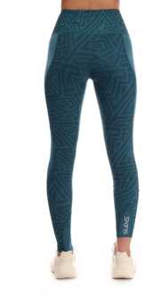 Skins Dameslegging Skins Series-3 Skyscraper in Teal Groenblauw