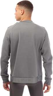 Skins Heren Skins Series-3 Warm Up Top in Charcoal Houtskool