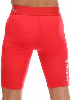 Skins Herenskins Series-1 Half Tights in Rood