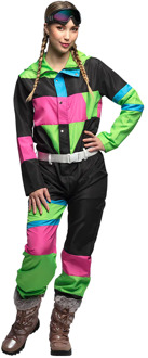 Skipak 80's Babe Zwart Neon Multikleur - Print
