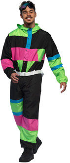 Skipak 80's Dude Zwart Neon Multikleur - Print