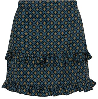 Skirt silvana Blauw - L