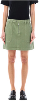 Skirts A.p.c. , Green , Dames - S,Xs