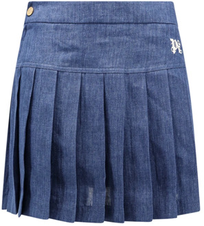 Skirts Palm Angels , Blue , Dames - S,2Xs