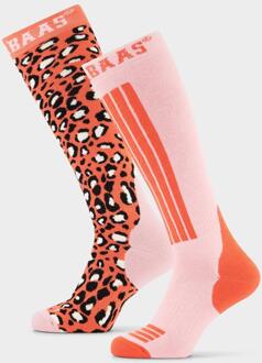 Skisokken 2-pack Panther Orange-39/42 - 39/42