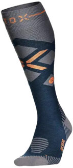 Skisokken Dames 40-43 Blauw dessin