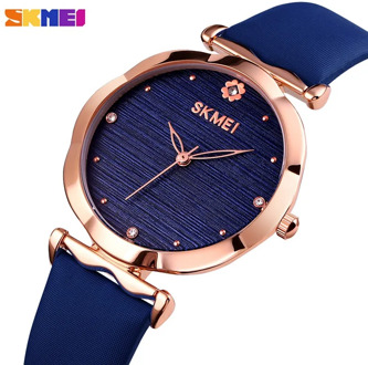 SKMEI 30m Waterproof Simple Women Watches Fashion Flower Shape Dial Ladies Female Quartz Clock Relogio Feminin Montre Femme 1703