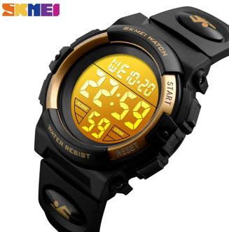 SKMEI 50M Waterproof Wristwatches Kids Digital Watch Alarm Calendar Chronograph Sport Watches For Children Boys Girls 1266 Clock